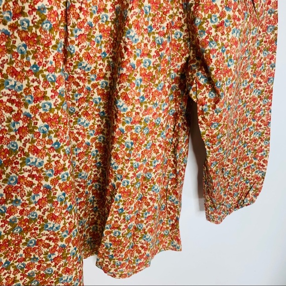 VINTAGE vsco y2k floral off the shoulder crop top - Picture 9 of 13